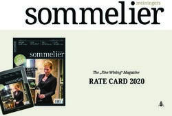 RATE CARD 2020 The "Fine Wining" Magazine - Meininger Verlag