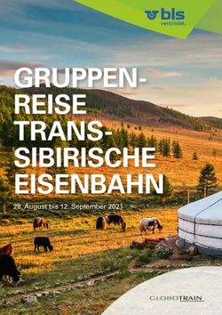 GRUPPEN-REISE TRANS-SIBIRISCHE EISENBAHN - August bis 12. September 2021 - Globotrain