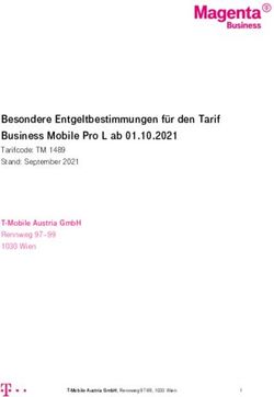 Besondere Entgeltbestimmungen f&uuml;r den Tarif Business Mobile Pro L ab 01.10.2021 - Tarifcode: TM 1489 Stand: September 2021 T-Mobile Austria GmbH ...