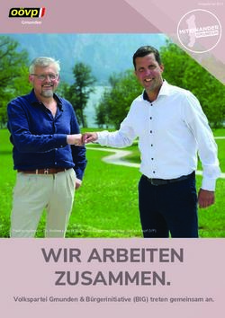 WIR ARBEITEN ZUSAMMEN - Volkspartei Gmunden & B&uuml;rgerinitiative (BIG) treten gemeinsam an - O&Ouml;VP Gmunden