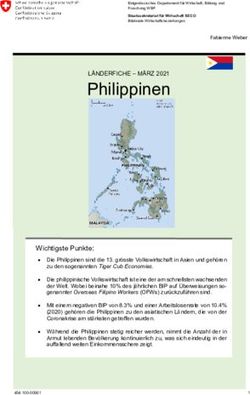 Philippinen - Staatssekretariat für Wirtschaft SECO
