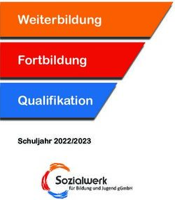 Weiterbildung Fortbildung Qualifikation - Schuljahr 2022/2023