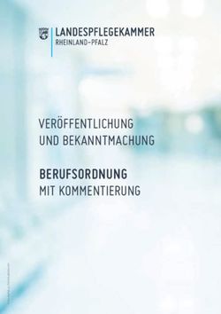 BERUFSORDNUNG MIT KOMMENTIERUNG - VERÖFFENTLICHUNG UND BEKANNTMACHUNG