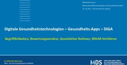 DIGITALE GESUNDHEITSTECHNOLOGIEN - GESUNDHEITS-APPS - DIGA