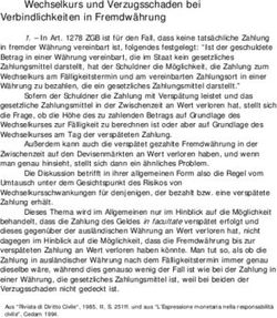 Wechselkurs und Verzugsschaden bei