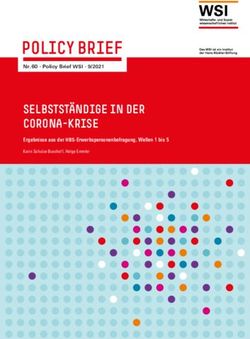 SELBSTST&Auml;NDIGE IN DER CORONA-KRISE - Ergebnisse aus der HBS-Erwerbspersonenbefragung, Wellen 1 bis 5 - Hans-B&ouml;ckler-Stiftung