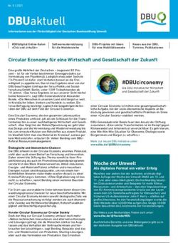 DBUaktuell - Deutsche Bundesstiftung Umwelt