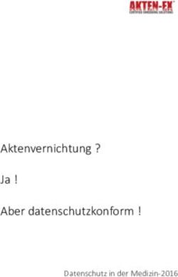 Aktenvernichtung ? Ja ! Aber datenschutzkonform ! - Datenschutz in der Medizin- 2016