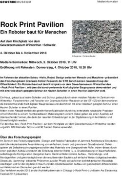Rock Print Pavilion Ein Roboter baut f&uuml;r Menschen Auf dem Kirchplatz vor dem Gewerbemuseum Winterthur / Schweiz 4. Oktober bis 4. November 2018