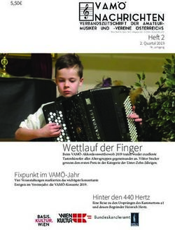 Wettlauf der Finger - beim VAM&Ouml;