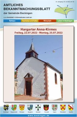 AMTLICHES BEKANNTMACHUNGSBLATT - der Gemeinde Beckingen Amtsblatt Informationen rund um