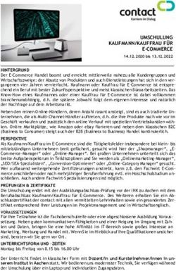 UMSCHULUNG KAUFMANN/KAUFFRAU F&Uuml;R E-COMMERCE - contact ...