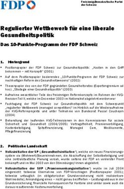 Regulierter Wettbewerb für eine liberale Gesundheitspolitik