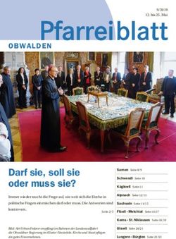 Darf sie, soll sie oder muss sie? - Kirche Obwalden