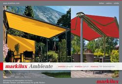 Markilux Ambiente markilux pergola markilux syncra markilux 790 Seitenmarkise - www.markilux.com - MARKISEN DROSTE