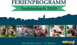 FERIENPROGRAMM Sarleinsbach 2020 - Für Kinder von 2 - 15 Jahren