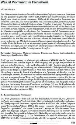 Was ist Prominenz im Fernsehen? - Nomos eLibrary