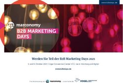 Werden Sie Teil der B2B Marketing Days 2021 - www.b2bdays.de 5. und 6. Oktober 2021 | Vogel Convention Center VCC, live in Würzburg und digital