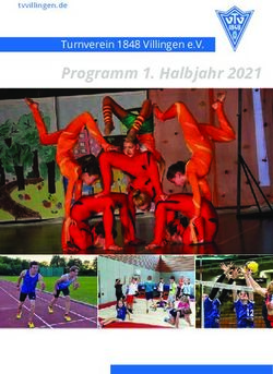 Programm 1. Halbjahr 2021 - Turnverein 1848 Villingen e.V. tvvillingen.de - TV Villingen
