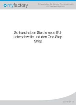 So handhaben Sie die neue EU- Lieferschwelle und den One-Stop- Shop - So handhaben Sie die neue EU-Lieferschwelle und den One-Stop-Shop