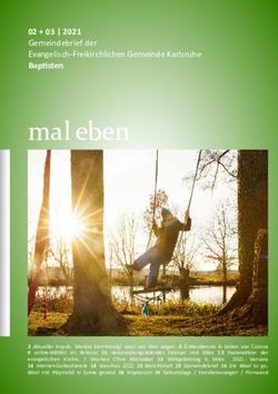 Mal eben 02+03| 2021 Gemeindebrief der Evangelisch-Freikirchlichen Gemeinde Karlsruhe - EFG Karlsruhe