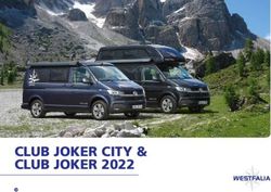 CLUB JOKER CITY & CLUB JOKER 2022 - Westfalia Mobil