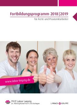 Fortbildungsprogramm 2018 | 2019 - für Ärzte und Praxismitarbeiter - www.labor-leipzig.de - MVZ Labor Leipzig