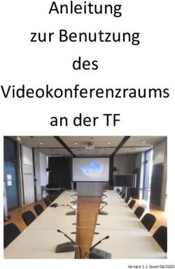Anleitung zur Benutzung des Videokonferenzraums an der TF