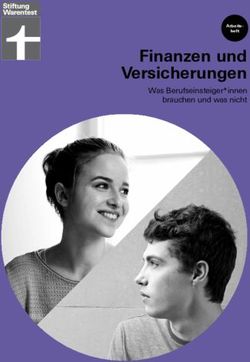 Finanzen und Versicherungen - Was Berufseinsteiger*innen brauchen und was nicht - bak Lehrerbildung