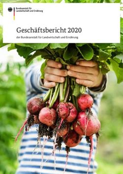 Geschäftsbericht 2020 - der Bundesanstalt für Landwirtschaft und Ernährung - BLE