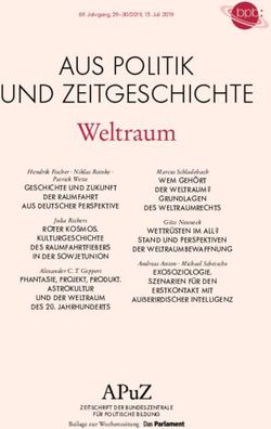 AUS POLITIK UND ZEITGESCHICHTE - Weltraum - Bundeszentrale f&uuml;r politische Bildung