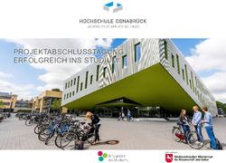 PROJEKTABSCHLUSSTAGUNG ERFOLGREICH INS STUDIUM! - Hochschule Osnabrück