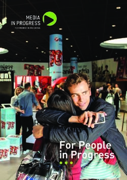For People in Progress - Media in Progress