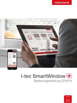 I-tec SmartWindow Bedienungsanleitung 2018/19 - Internorm