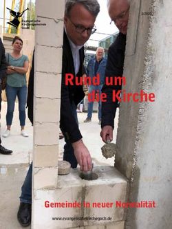 Rund um die Kirche - Gemeinde in neuer Normalität www.evangelischekirchegoch.de