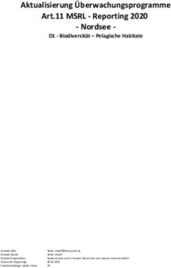 Aktualisierung Überwachungsprogramme Art.11 MSRL - Reporting 2020 - Nordsee - Meeresschutz Info