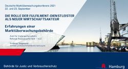 DIE ROLLE DER FULFILMENT-DIENSTLEISTER ALS NEUER WIRTSCHAFTSAKTEUR - Bundesnetzagentur