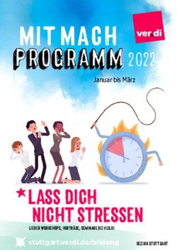 MitMach Programm 2022 - Lass dich nicht stressen - verdi Stuttgart