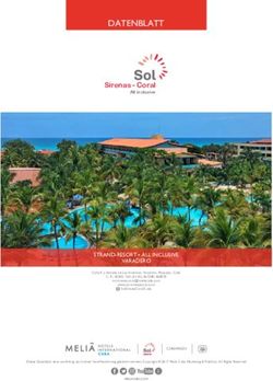 DATENBLATT Sirenas - Coral - STRAND-RESORT ALL INCLUSIVE VARADERO - MeliaCuba.com