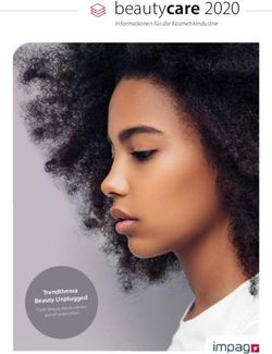 Beautycare 2020 - Trendthema Beauty Unplugged - Impag AG