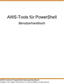 AWS-TOOLS FÜR POWERSHELL - BENUTZERHANDBUCH - AWS-TOOLS FÜR POWERSHELL: BENUTZERHANDBUCH - AMAZON.COM