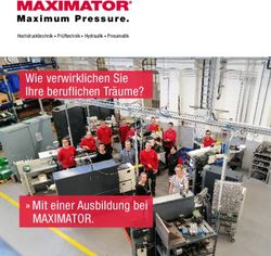 Wie verwirklichen Sie Ihre beruflichen Tr&auml;ume? - " Mit einer Ausbildung bei MAXIMATOR - Maximum Pressure - Maximator GmbH