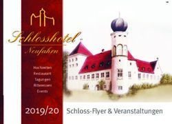 Schlosshotel Neufahrn - Schloss-Flyer & Veranstaltungen