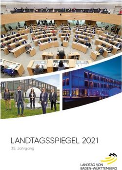 LANDTAGSSPIEGEL 2021 35. Jahrgang - Landtag Baden W&uuml;rttemberg
