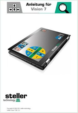 Anleitung f&uuml;r Vision 7 - Steller-Technology