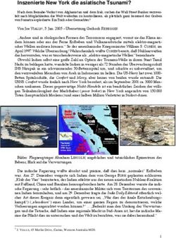 Inszenierte New York die asiatische Tsunami?