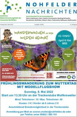 Fr&uuml;hlingswanderung zum muttertag mit modellFlugshow