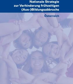 Nationale Strategie zur Verhinderung frühzeitigen (Aus-)Bildungsabbruchs - Österreich - ILO