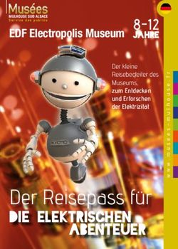 Der Reisepass f&uuml;r die elektrischen 8-12