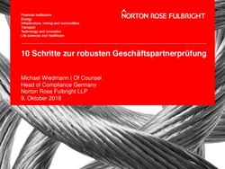 10 Schritte zur robusten Geschäftspartnerprüfung - Michael Wiedmann | Of Counsel Head of Compliance Germany Norton Rose Fulbright LLP 9. Oktober ...